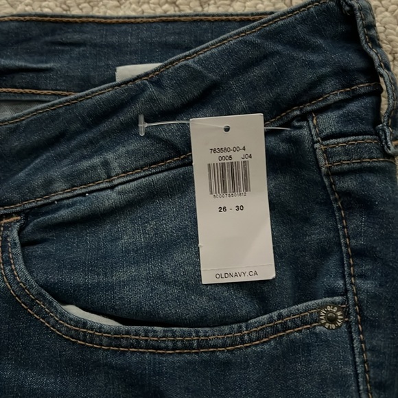 NWT - Old Navy FitsYou Extra High-rise Rockstar Super Skinny Jeans.  Size 26-30. - Picture 4 of 6